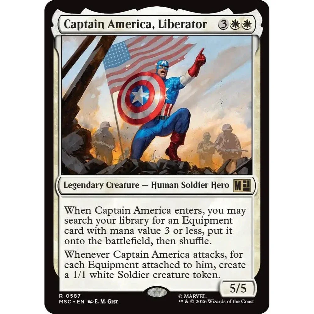 Captain America, Liberator | MSC | 587 | NM/Rare | 032-MSC-R